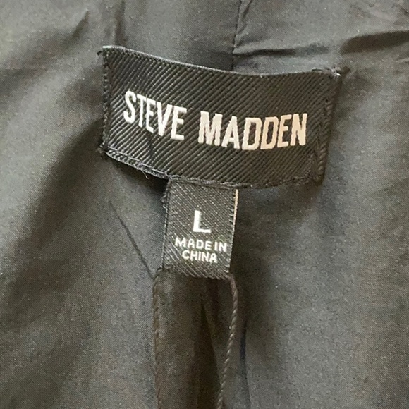 NWT Steve Madden Juliet Sequin Cropped Jacket Size XS S black NEW shoulder pads - Picture 12 of 16